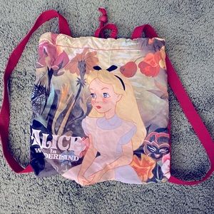 Alice In Wonderland Drawstring Bag